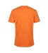 DELTA APPAREL 116535 ADULT S/S TEE in Safety orange back view
