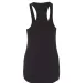 Next Level 6933 The Terry Racerback Tank BLACK back view