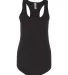 Next Level 6933 The Terry Racerback Tank BLACK front view