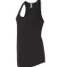 Next Level 6933 The Terry Racerback Tank BLACK side view