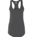 Next Level 6933 The Terry Racerback Tank DARK GRAY front view