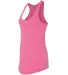 Next Level 6933 The Terry Racerback Tank HOT PINK side view