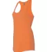 Next Level 6933 The Terry Racerback Tank NEON HTHR ORANG side view