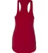 Next Level 6933 The Terry Racerback Tank RED back view
