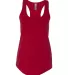Next Level 6933 The Terry Racerback Tank RED front view