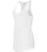 Next Level 6933 The Terry Racerback Tank WHITE side view