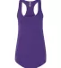 Next Level 6933 The Terry Racerback Tank PURPLE RUSH front view