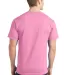 PC150 Port & Company Essential Ring Spun Cotton T- Candy Pink back view