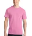PC150 Port & Company Essential Ring Spun Cotton T- Candy Pink front view