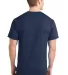 PC150 Port & Company Essential Ring Spun Cotton T- Navy back view