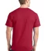 PC150 Port & Company Essential Ring Spun Cotton T- Red back view