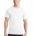 PC150 Port & Company Essential Ring Spun Cotton T- White front view