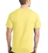 PC150 Port & Company Essential Ring Spun Cotton T- Yellow back view