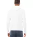 BELLA+CANVAS 3719 Unisex Cotton/Polyester Pullover in White back view
