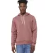 BELLA+CANVAS 3719 Unisex Cotton/Polyester Pullover in Mauve front view