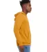 BELLA+CANVAS 3719 Unisex Cotton/Polyester Pullover in Heather mustard side view