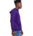 BELLA+CANVAS 3719 Unisex Cotton/Polyester Pullover in Team purple side view