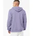 BELLA+CANVAS 3719 Unisex Cotton/Polyester Pullover in Dark lavender back view