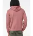 BELLA+CANVAS 3719 Unisex Cotton/Polyester Pullover in Heather mauve back view