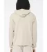 BELLA+CANVAS 3719 Unisex Cotton/Polyester Pullover in Heather dust back view