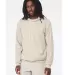 BELLA+CANVAS 3719 Unisex Cotton/Polyester Pullover in Heather dust front view