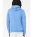 BELLA+CANVAS 3719 Unisex Cotton/Polyester Pullover in Carolina blue back view