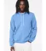BELLA+CANVAS 3719 Unisex Cotton/Polyester Pullover in Carolina blue front view