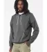BELLA+CANVAS 3719 Unisex Cotton/Polyester Pullover in Asphalt side view
