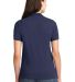 L420 Port Authority® - Ladies Pique Knit Polo in Navy back view