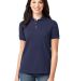 L420 Port Authority® - Ladies Pique Knit Polo in Navy front view