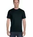518T Hanes 6.1 oz. Beefy-T® Tall Black front view