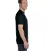 518T Hanes 6.1 oz. Beefy-T® Tall Black side view