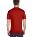 518T Hanes 6.1 oz. Beefy-T® Tall Deep Red back view