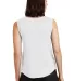 Alternative Apparel 4013 Ladies' Cap-Sleeve T-shir WHITE back view