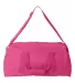 8806 Liberty Bags Large Recycled Polyester Square  in Hot pink back view