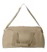8806 Liberty Bags Large Recycled Polyester Square  in Light tan back view