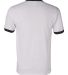 710 Augusta Sportswear Ringer T-Shirt WHITE/ BLACK