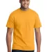 Port & Company Tall 50/50 T-Shirt with Pocket PC55 Gold front view