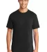 Port & Company Tall 50/50 T-Shirt with Pocket PC55 Jet Black front view