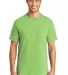 Port & Company Tall 50/50 T-Shirt with Pocket PC55 Lime front view