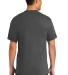Port & Company Tall 50/50 T-Shirt with Pocket PC55 Charcoal back view