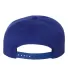 110F Flexfit Wool Blend Flat Bill Snapback Cap  in Royal blue back view