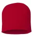 SP08 Sportsman 8 Inch Knit Beanie  in Red back view