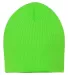 SP08 Sportsman 8 Inch Knit Beanie  in Neon green front view