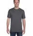 780 Anvil Middleweight Ringspun T-Shirt in Charcoal front view