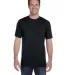 780 Anvil Middleweight Ringspun T-Shirt in Black front view