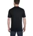 780 Anvil Middleweight Ringspun T-Shirt in Black back view