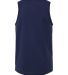 BELLA 3480Y Unisex Youth Cotton Tank Top in Navy back view