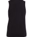 BELLA 3480Y Unisex Youth Cotton Tank Top in Black back view