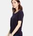 US115 US Blanks Relaxed Boyfriend Tee in Midnight side view